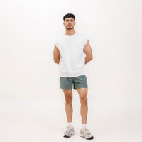 Training Shorts- Moss Olive 5"