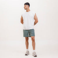 Training Shorts- Moss Olive 7"