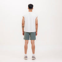 Training Shorts- Moss Olive 7"
