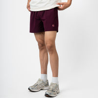 Training Shorts- Deep Plum 5"