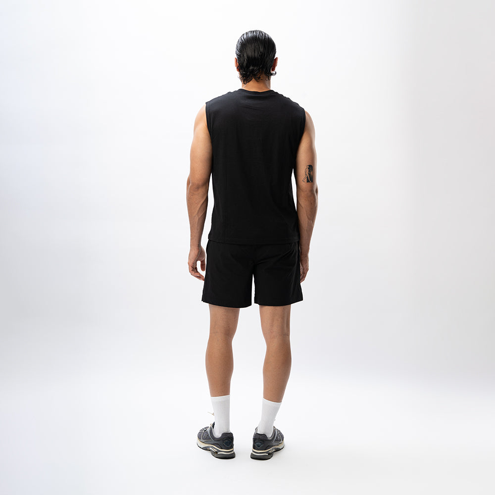 Training Shorts- Onyx Black 7"