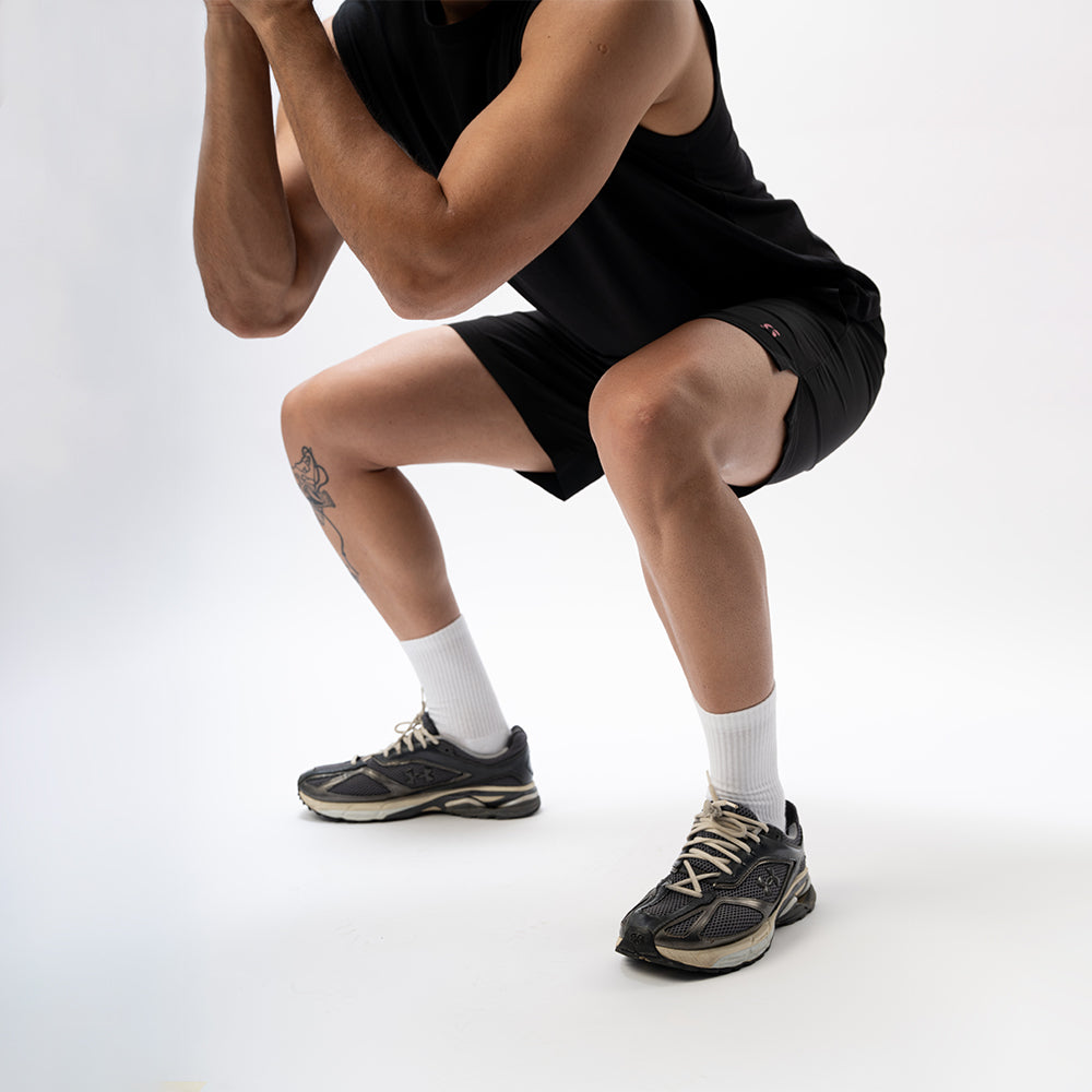 Training Shorts- Onyx Black 5"