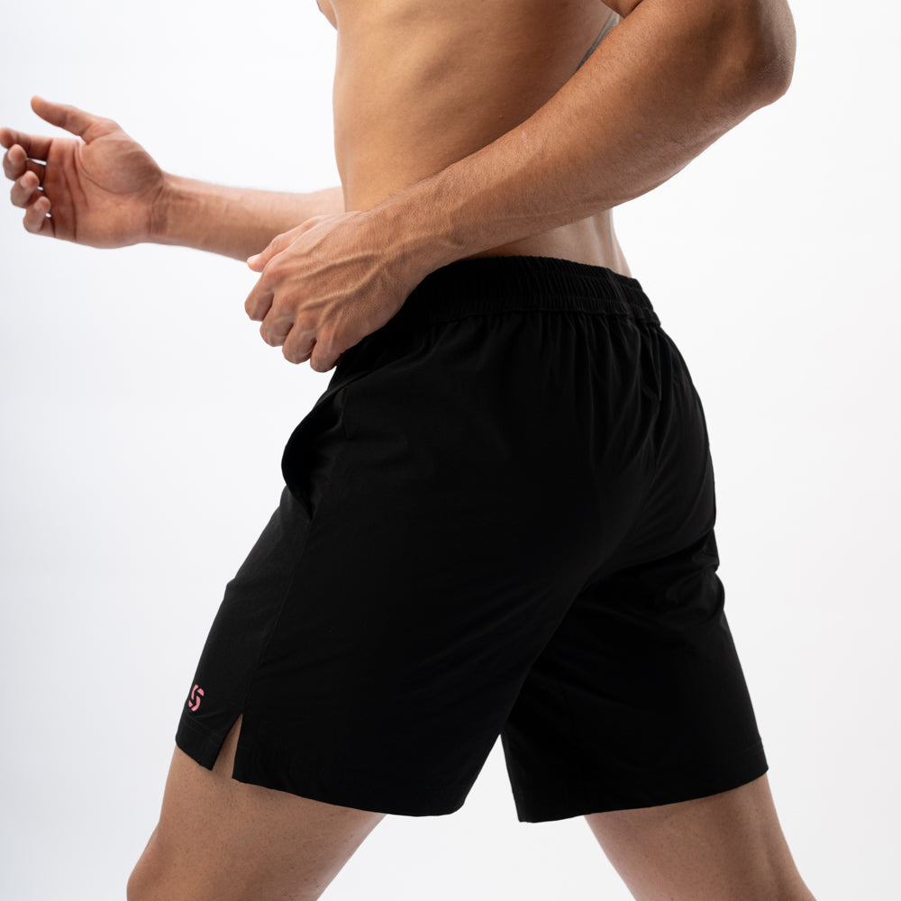 Training Shorts- Onyx Black 5"