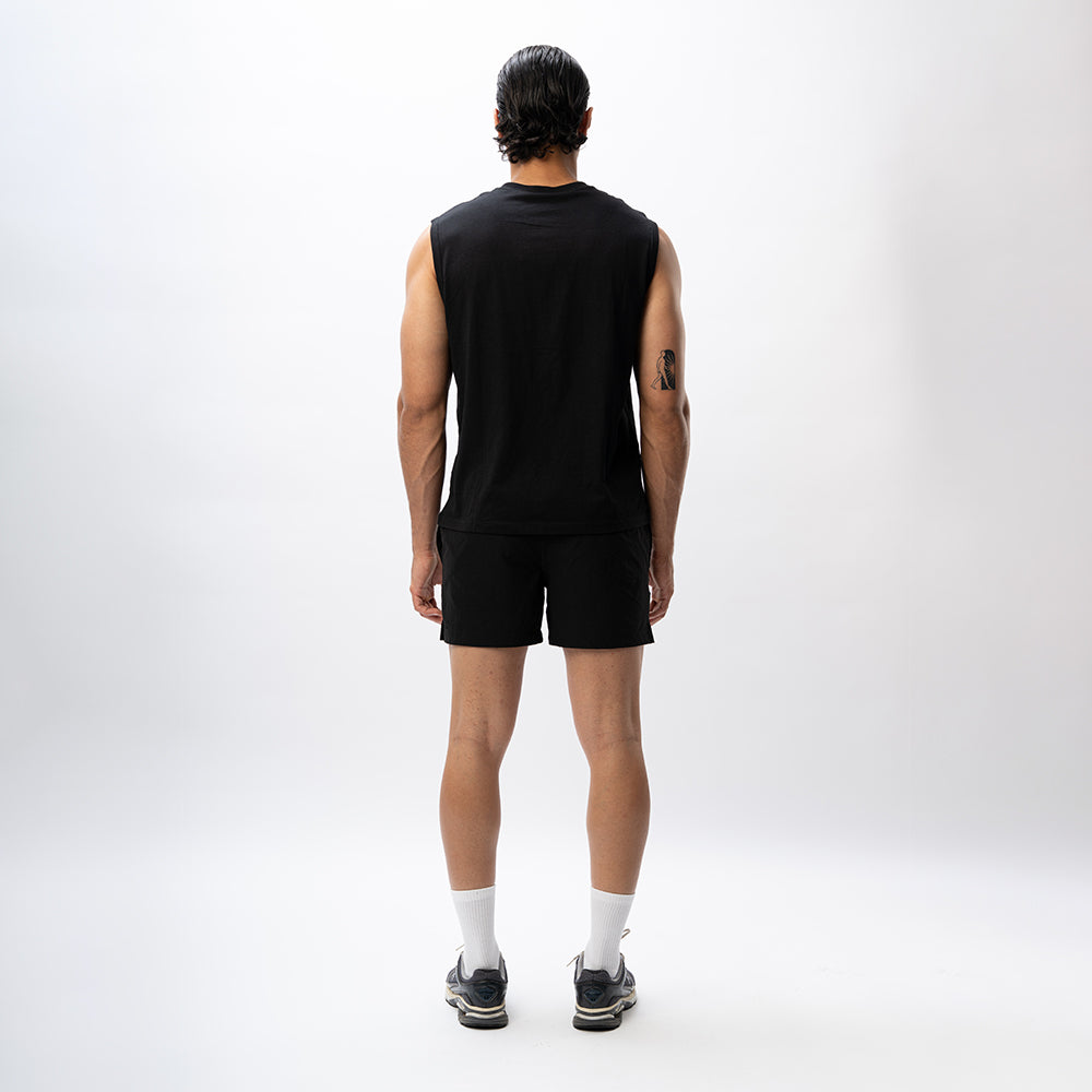 Training Shorts- Onyx Black 5"