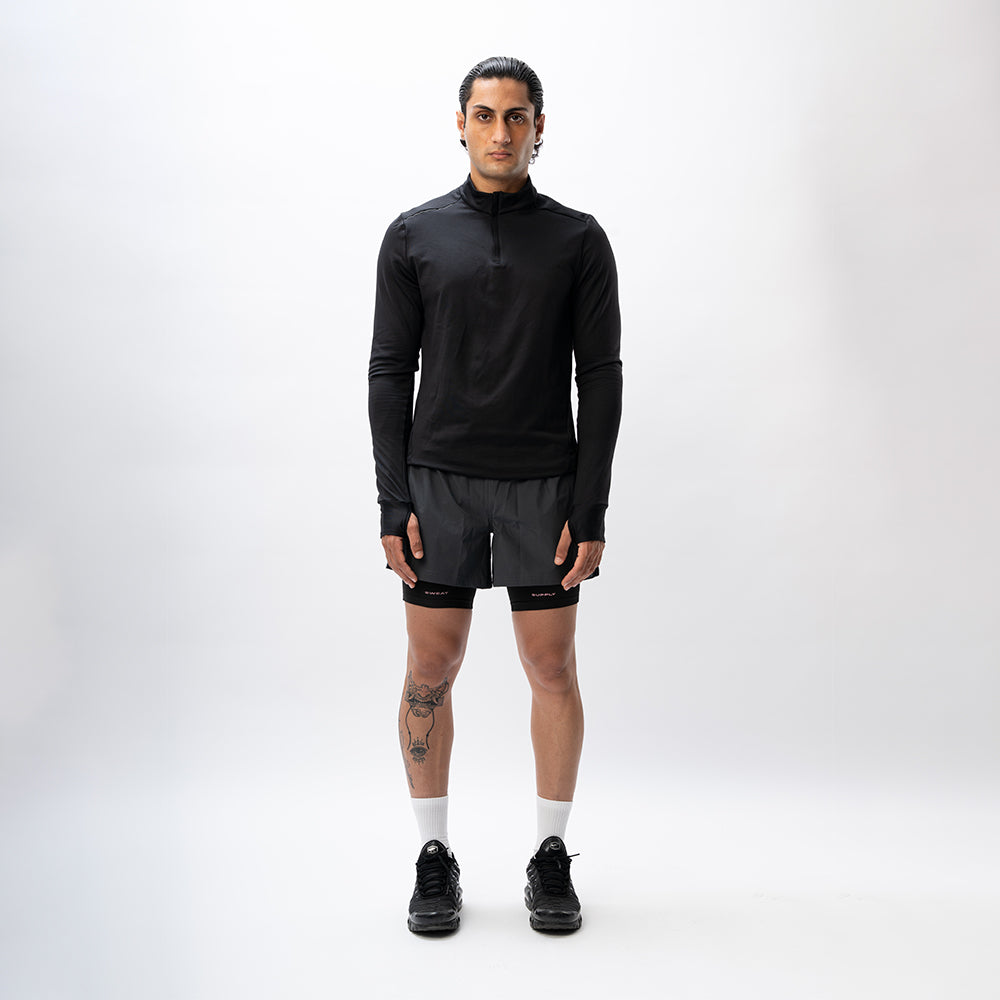 Core 2-in-1 Shorts : Graphite Gray