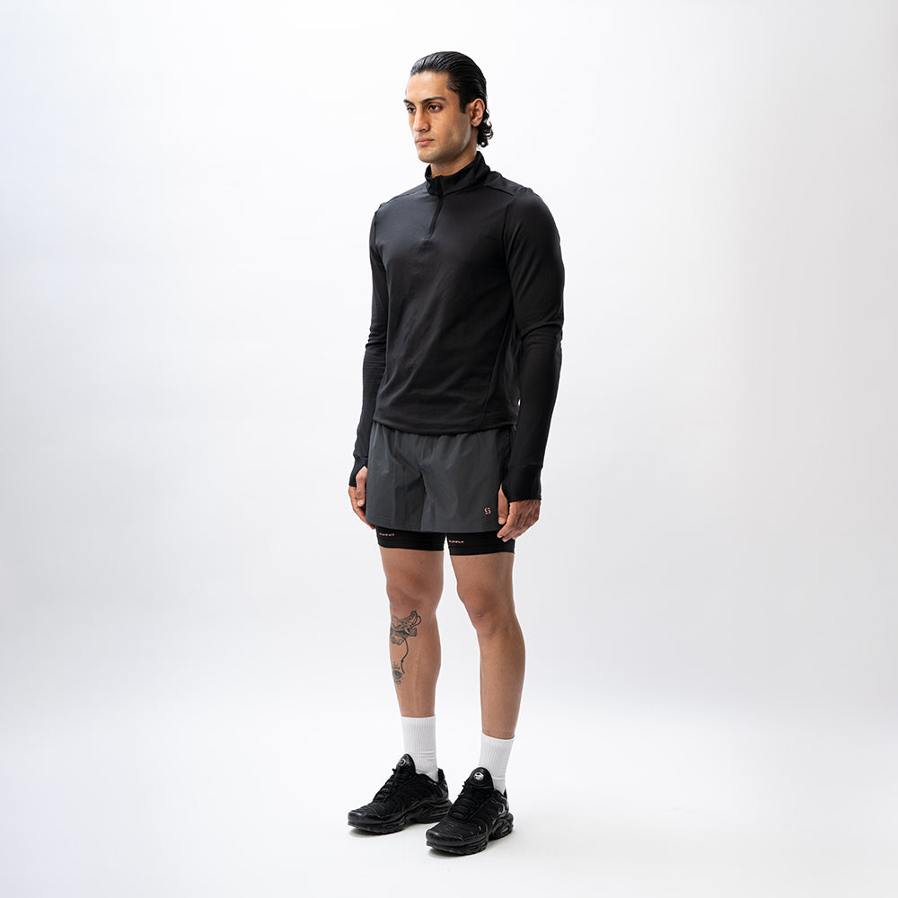 Core 2-in-1 Shorts : Graphite Gray