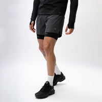Core 2-in-1 Shorts : Graphite Gray