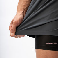 Core 2-in-1 Shorts : Graphite Gray