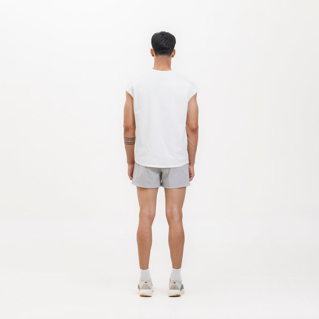 Training Short Shorts- Vapor Gray 3.5"