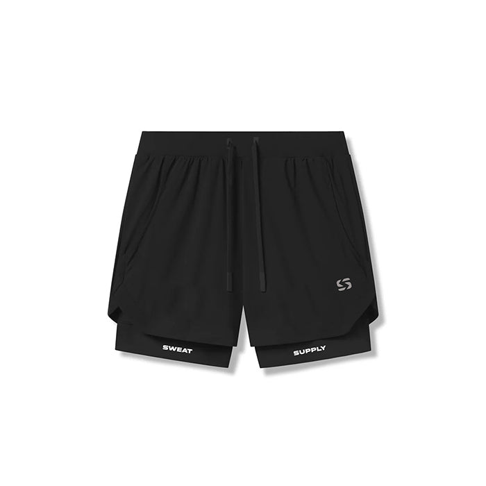Core 2-in-1 Shorts : Onyx Black