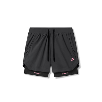Core 2-in-1 Shorts : Graphite Gray