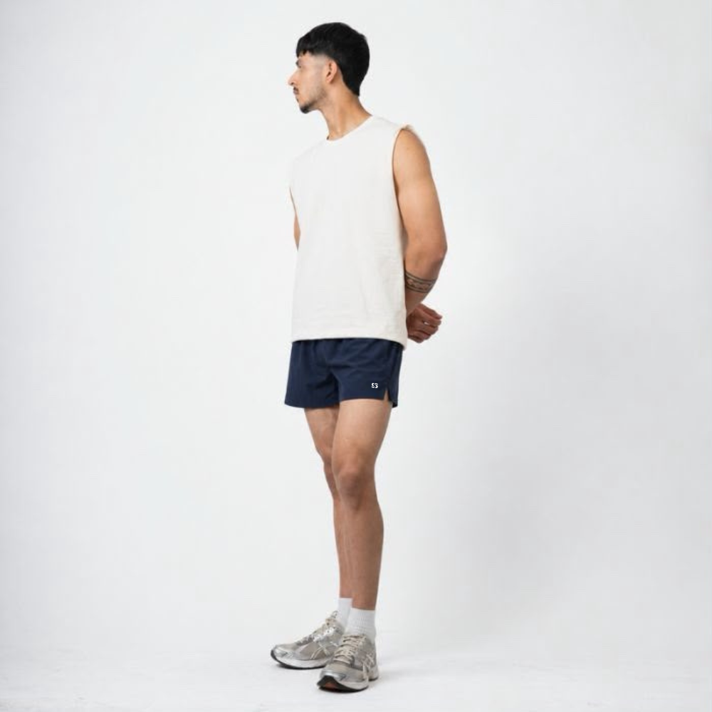 Training Short Shorts - Midnight Blue 3.5"