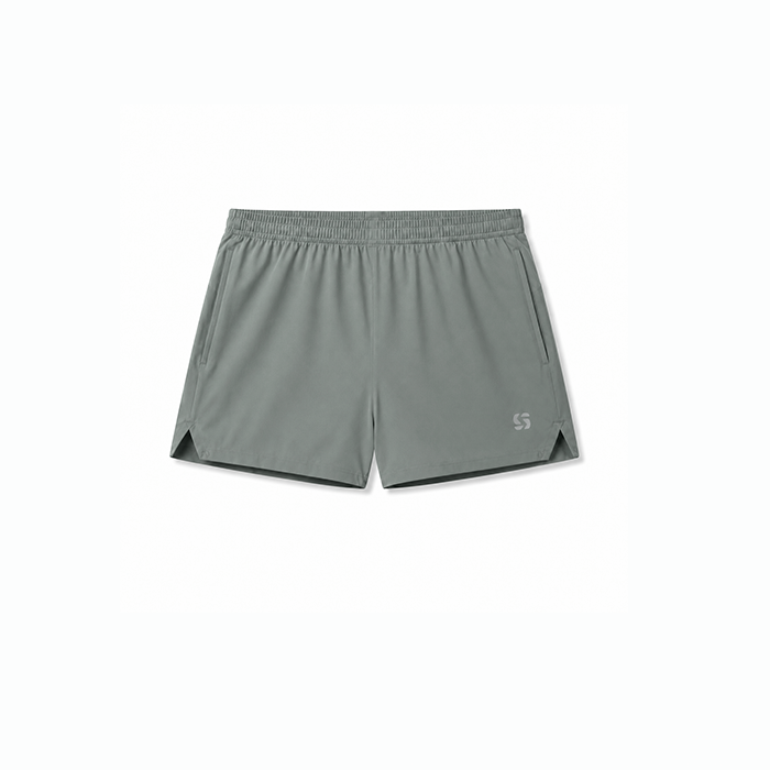 Training Shorts- Moss Olive 5"