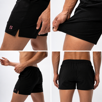 Training Short Shorts- Onyx Black 3.5"