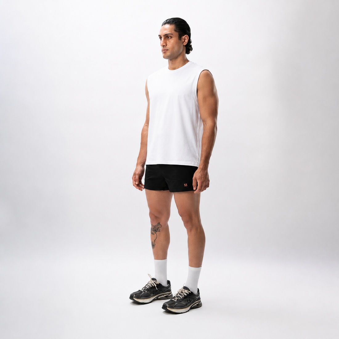 Training Short Shorts- Onyx Black 3.5"