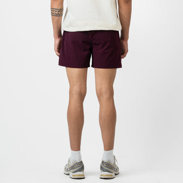 Training Shorts- Deep Plum 5"