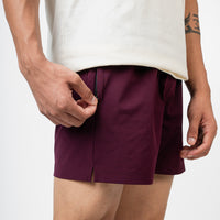Training Shorts- Deep Plum 5"