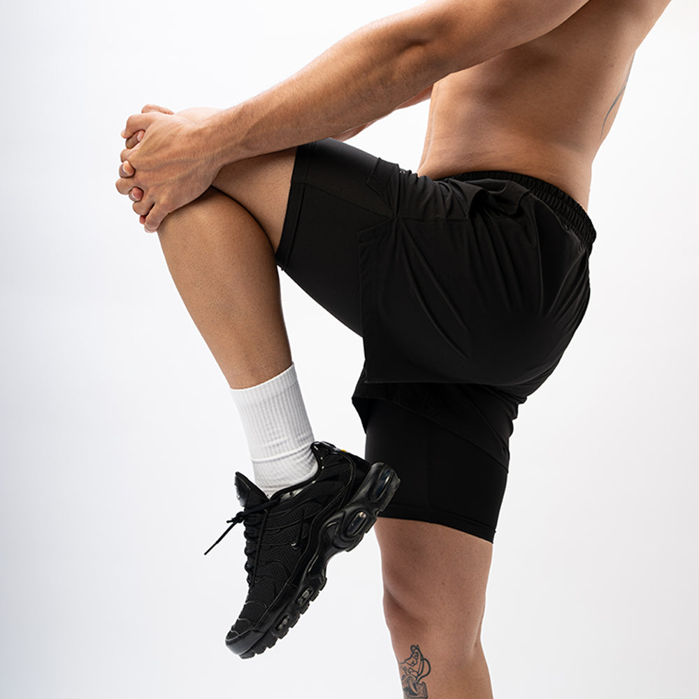 Core 2-in-1 Shorts : Onyx Black